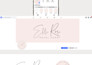 design a minimalist, feminine logo